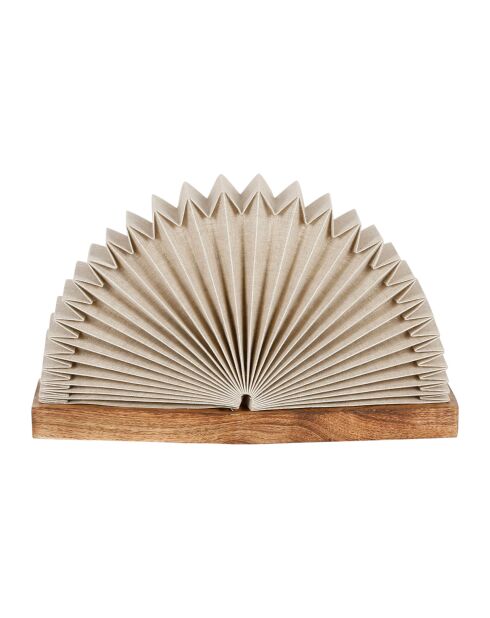 Lampe fontelo naturel - 42.5x17.5h24cm