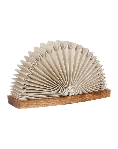 Lampe fontelo naturel - 42.5x17.5h24cm