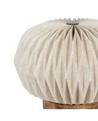 Lampe fontelo naturel - d43xh31cm