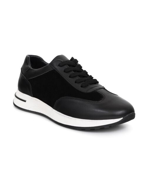 Zapatillas deportivas de piel negra Varnel