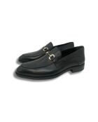 Mocassins en cuir Girano noirs