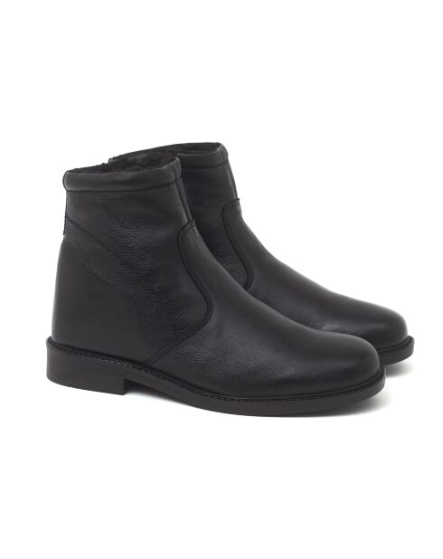 Bottes en cuir Napmen noires