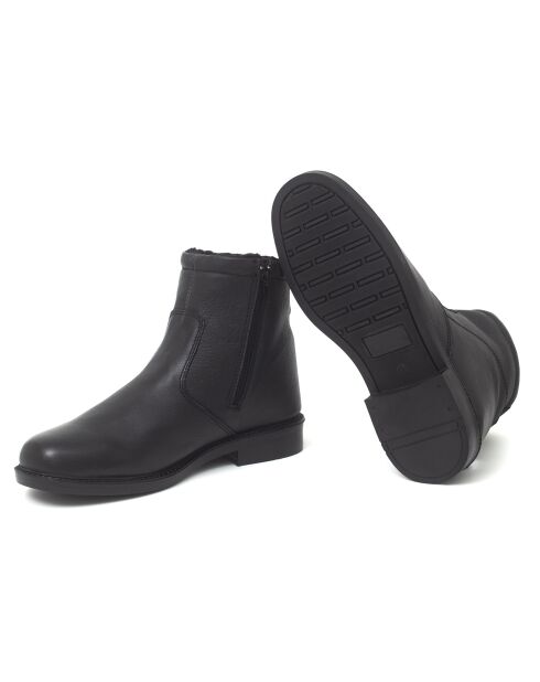 Bottes en cuir Napmen noires