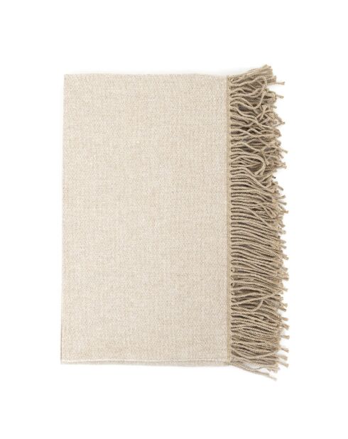 Einfarbiger beiger Schal Miane