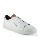Sneakers Letman in pelle bianca