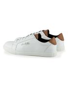 Sneakers Letman in pelle bianca