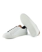 Sneakers Letman in pelle bianca