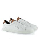 Sneakers Letman in pelle bianca