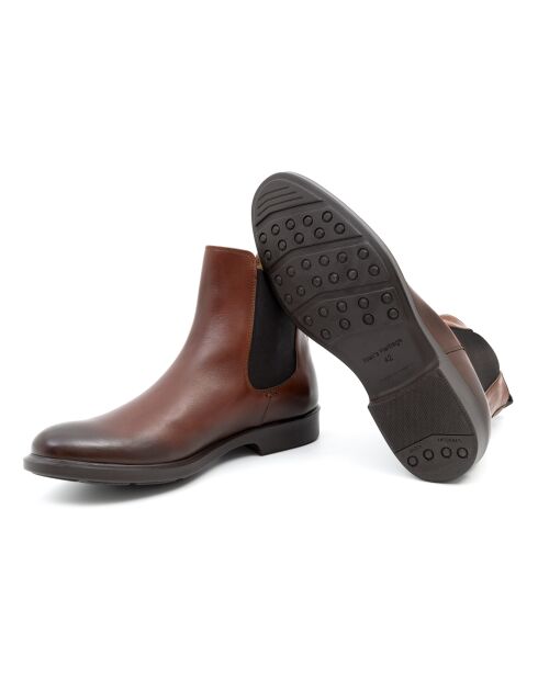 Stivali Camsi in pelle marrone chiaro