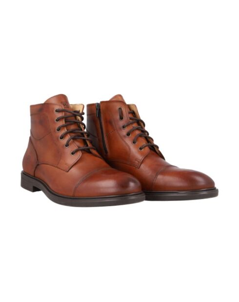 Bottes en cuir Falner marron clair