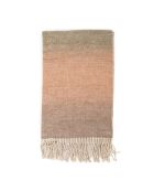 Brauner gestreifter Mucato-Schal