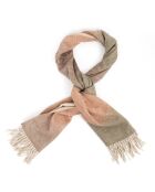 Brauner gestreifter Mucato-Schal