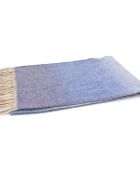 Mucato blauwe gestreepte sjaal voor heren