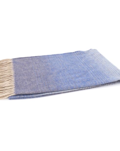 Mucato blauwe gestreepte sjaal voor heren