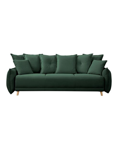Lazy Lukka converteerbare 3-zitsbank Fles Groen - 230x100x92 cm