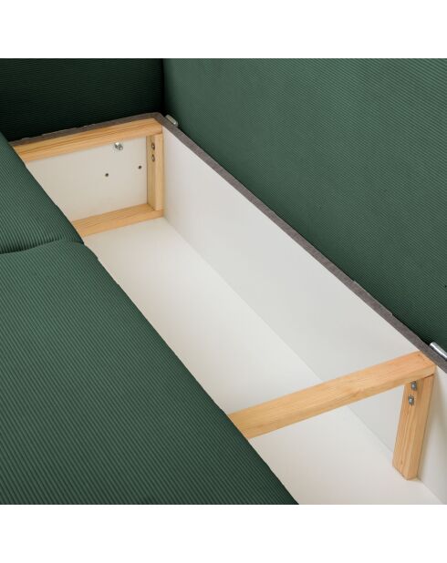 Lazy Lukka converteerbare 3-zitsbank Fles Groen - 230x100x92 cm