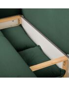 Lazy Lukka converteerbare 3-zitsbank Fles Groen - 230x100x92 cm