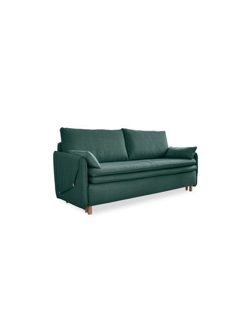 Simon Turquoise ausziehbares 3-Sitzer-Sofa, 207 x 90 x 85 cm