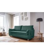 Simon Turquoise ausziehbares 3-Sitzer-Sofa, 207 x 90 x 85 cm