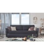 Charming Charlie 3-Sitzer-Ausziehsofa, 225 x 92 x 85 cm, Anthrazit
