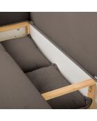 Lazy Lukka Latte ausziehbares 3-Sitzer-Sofa, 230 x 100 x 92 cm