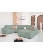 Lulu Vert Right U-hoekbank, omvormbaar, 333x213x94 cm