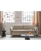 Charmante Charlie Slim Beige converteerbare 3-zitsbank - 225x90x85 cm
