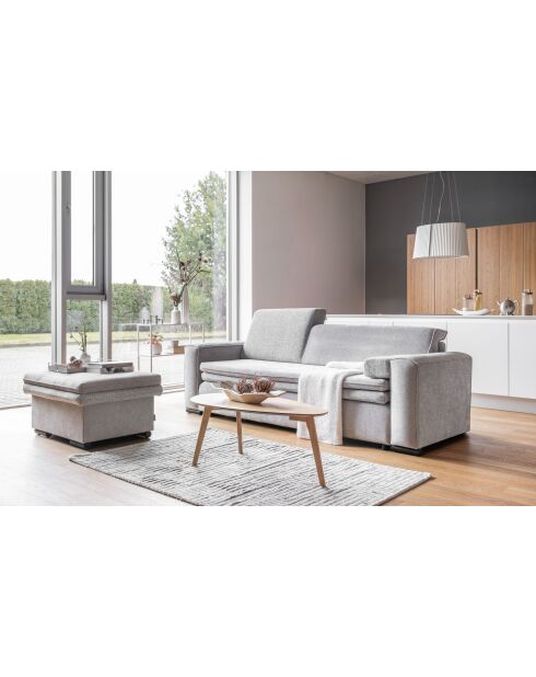 Ausziehbares 3-Sitzer-Sofa von Groovy Miu, 235 x 95 x 92/82 cm, grau