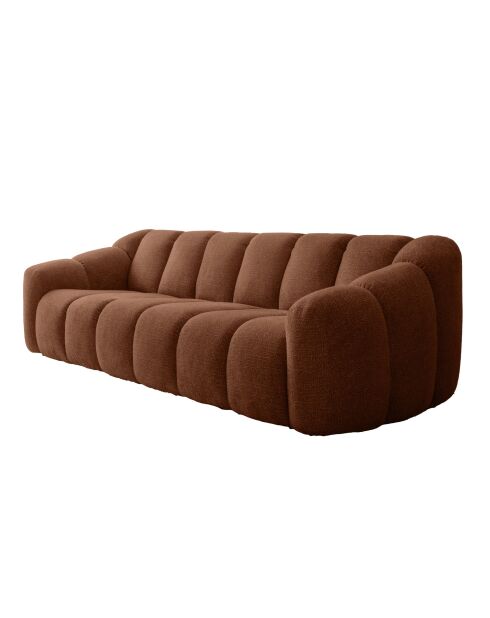 Feste Sofaschale für 3,5/4 Personen, Terrakotta, 260 x 109 x 75 cm