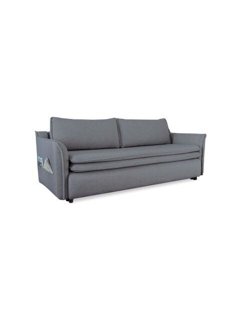 Sofá convertible Charming Charlie Grey de 3 plazas - 225x92x85 cm
