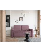 Sofá convertible Lucky Lucy de 2 plazas rosa empolvado, 168 x 88 x 90 cm
