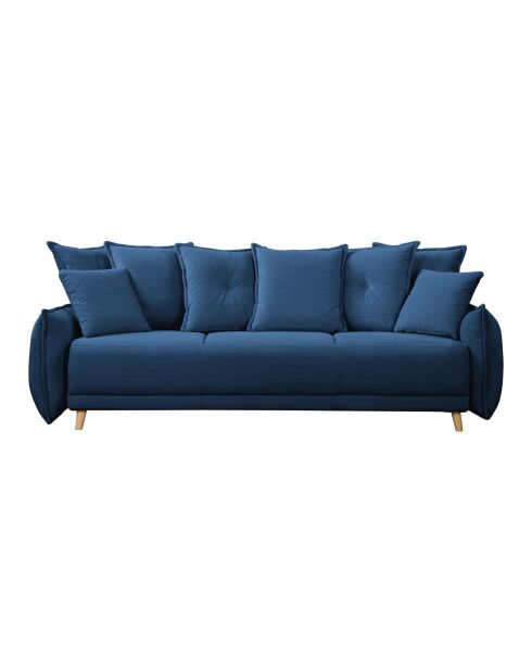 Lazy Lukka Ausziehsofa für 3 Personen, Marineblau — 230 x 100 x 92 cm