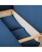 Lazy Lukka Ausziehsofa für 3 Personen, Marineblau — 230 x 100 x 92 cm