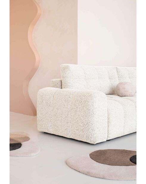 Divano angolare sinistro convertibile a U Lulu Beige - 333x213x94 cm