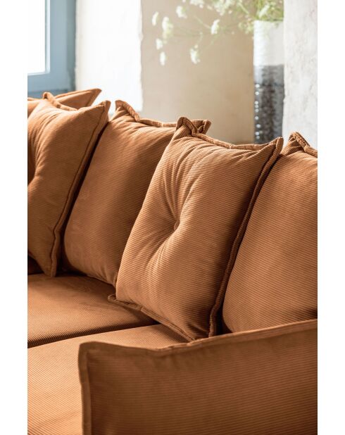 Divano angolare convertibile Lazy Lukka Brick - 253x155x85 cm