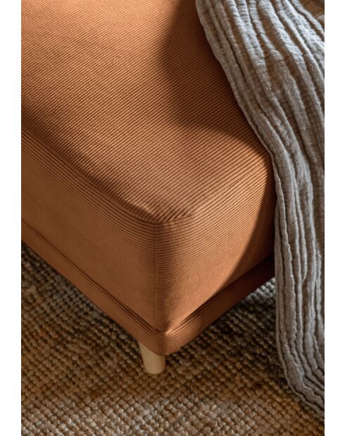 Divano angolare convertibile Lazy Lukka Brick - 253x155x85 cm