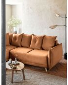 Divano angolare convertibile Lazy Lukka Brick - 253x155x85 cm