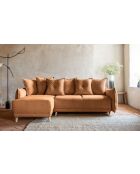 Divano angolare convertibile Lazy Lukka Brick - 253x155x85 cm