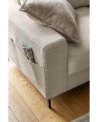 L-MAX Lofty Lilly Ecksofa, umwandelbar, rechtwinklig, 304 x 197 x 84 cm, Beige