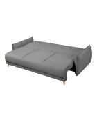 Lazy Lukka lichtgrijze converteerbare 3-zitsbank - 230x100x92 cm