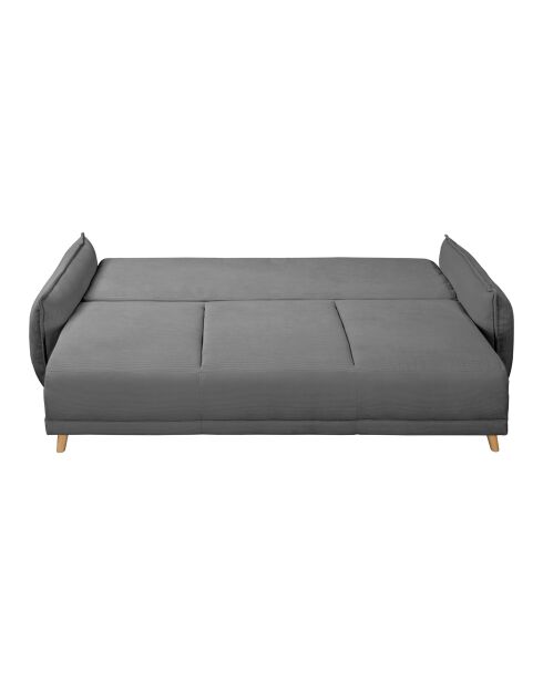 Lazy Lukka lichtgrijze converteerbare 3-zitsbank - 230x100x92 cm