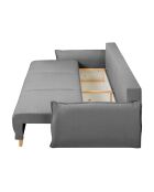 Lazy Lukka lichtgrijze converteerbare 3-zitsbank - 230x100x92 cm