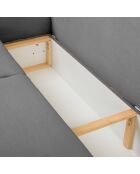 Lazy Lukka lichtgrijze converteerbare 3-zitsbank - 230x100x92 cm