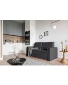 Lucky Lucy Antraciete converteerbare 2-zitsbank - 168x88x90 cm