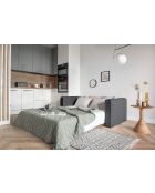 Lucky Lucy Antraciete converteerbare 2-zitsbank - 168x88x90 cm