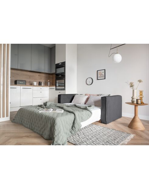 Lucky Lucy Antraciete converteerbare 2-zitsbank - 168x88x90 cm