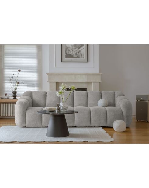 Feste Sofaschale für 3,5/4 Personen, hellgrau — 260 x 109 x 75 cm