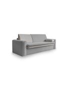 Sofá convertible de 3 plazas gris Wilson - 237x97x90 cm