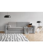 Sofá convertible de 3 plazas gris Wilson - 237x97x90 cm