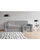 Sofá convertible de 3 plazas gris Wilson - 237x97x90 cm